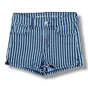 American Eagle Striped High- Rise Shortie
